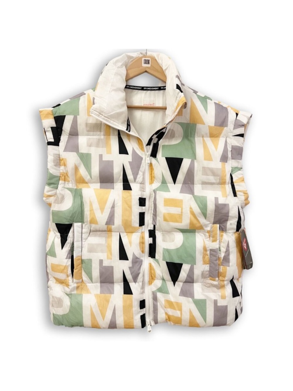 17. Free People Movement In A Bubble Printed Puffer Vest - XS - Picture 4 of 5